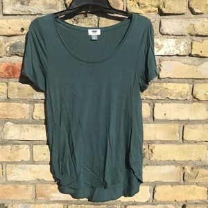 Old Navy green shirt